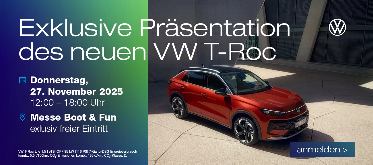 VW T-Roc Exklusive Präsentation