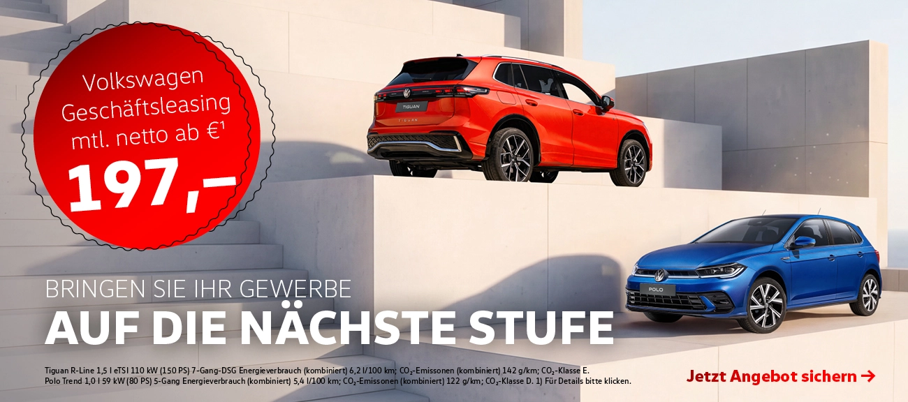 VW Gewerbe Sonderleasing