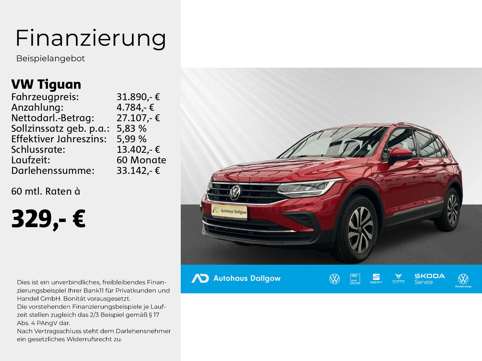 Tiguan Active 2.0TDI Sitzhz.hinten LED+ Winterp.