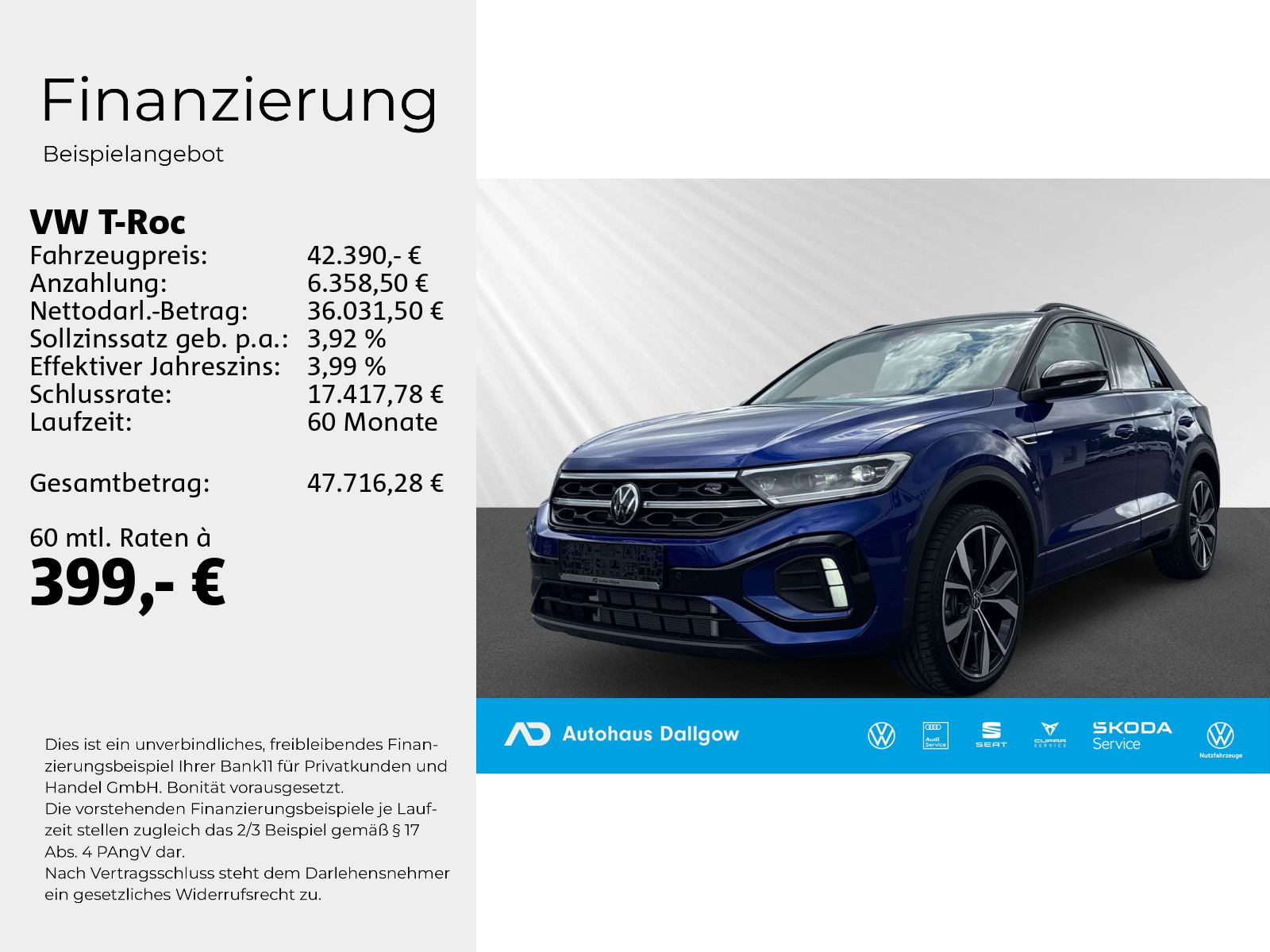 T-ROC R-Line IQ Drive+BusinessP+Black Style+Pano