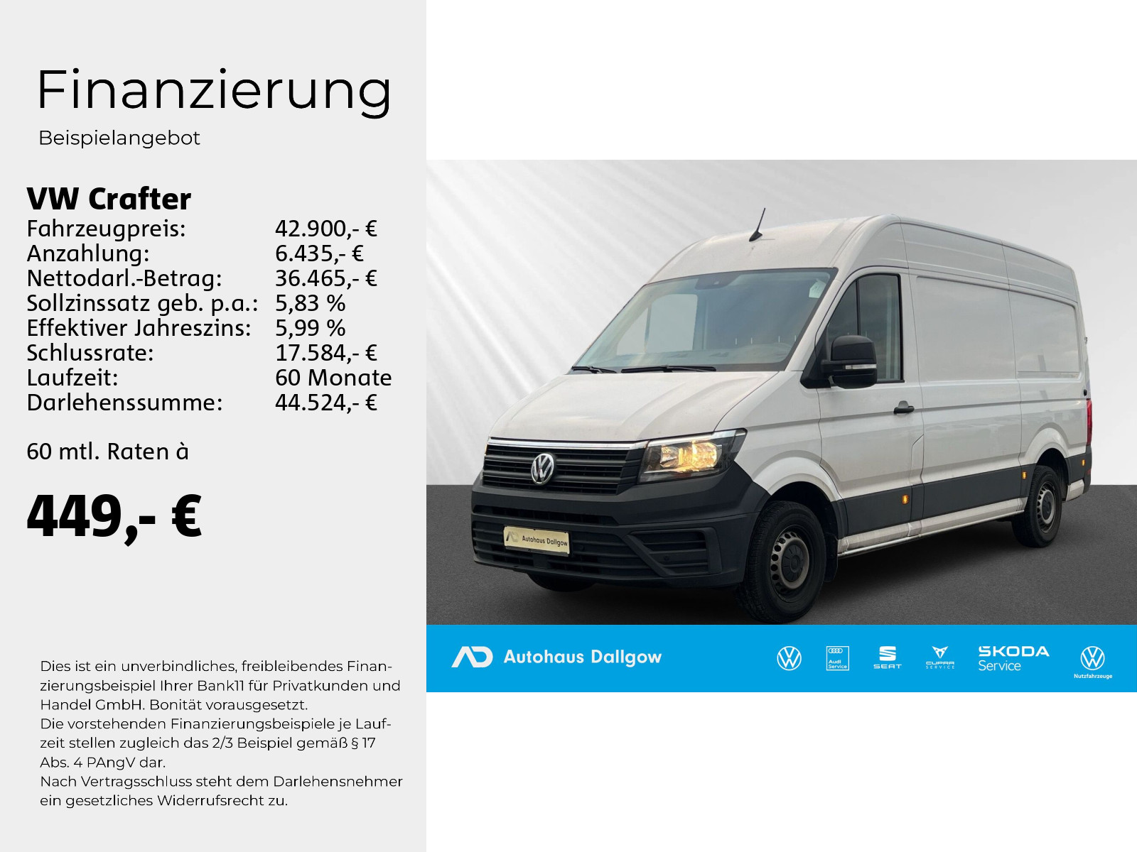 Crafter Kasten 2.0 TDI mittlerer Radstand Autom.