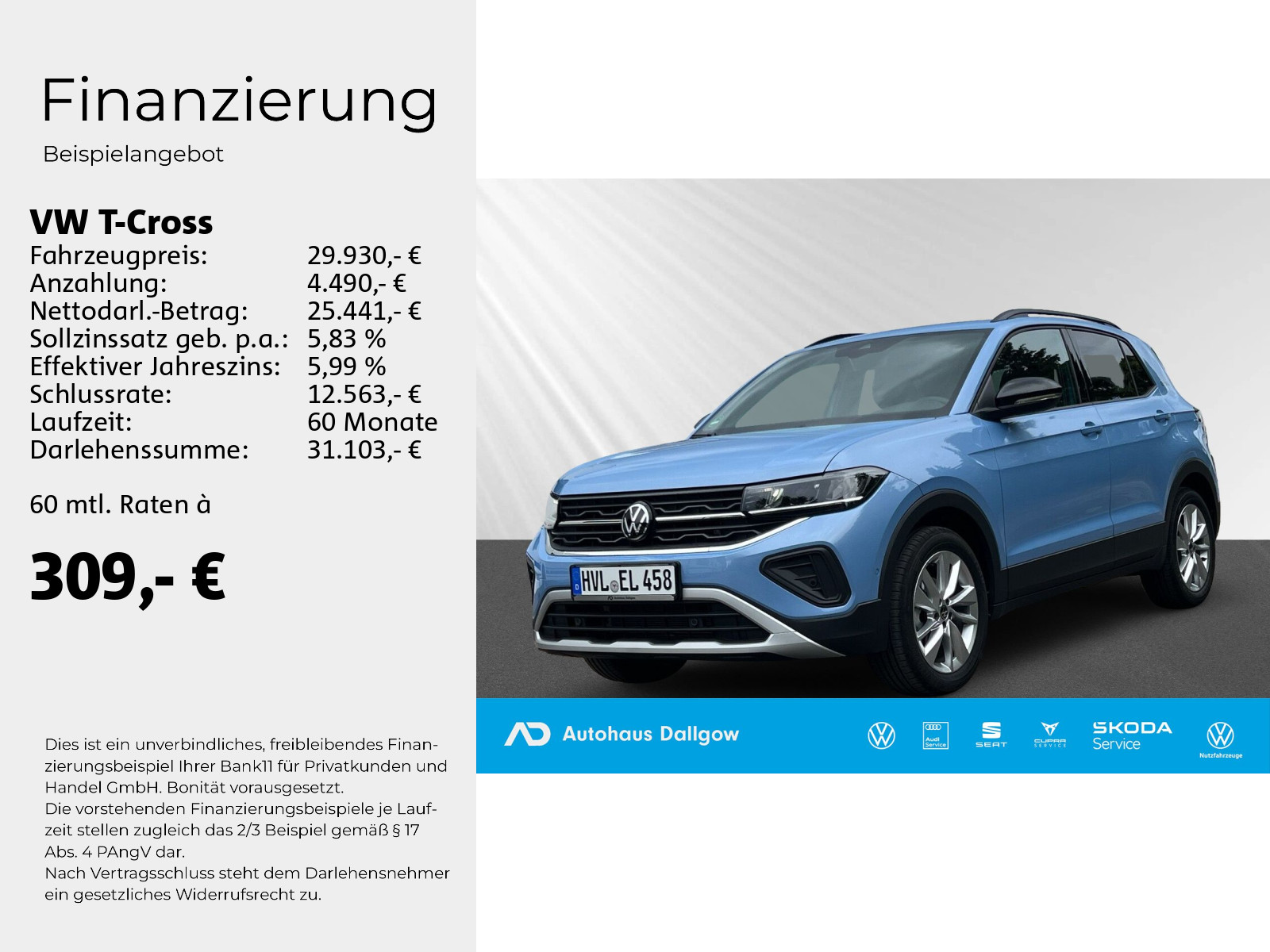 T-Cross Life GOAL/Plus Paket/RearView/Keyl/Alarm