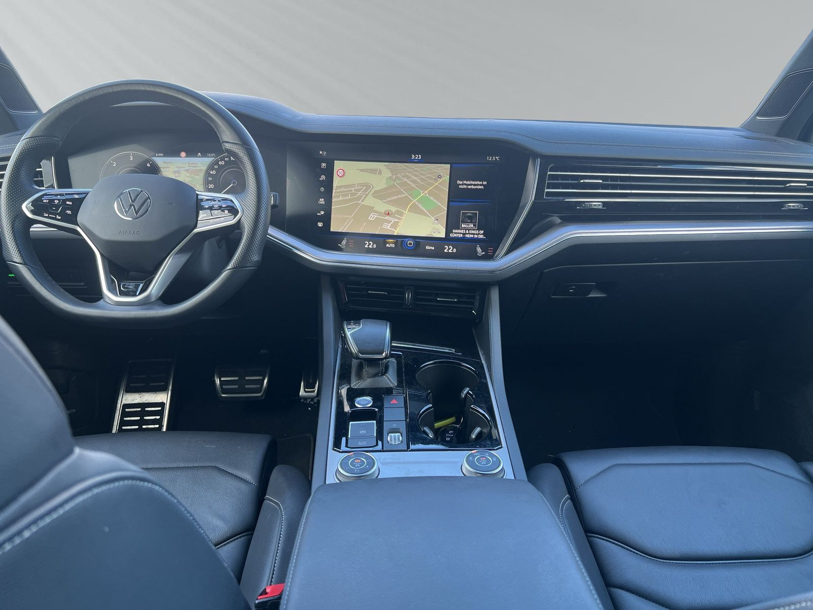 Touareg R-Line 3,0 V6 TDI AHK schw+Headup+Sitzbe