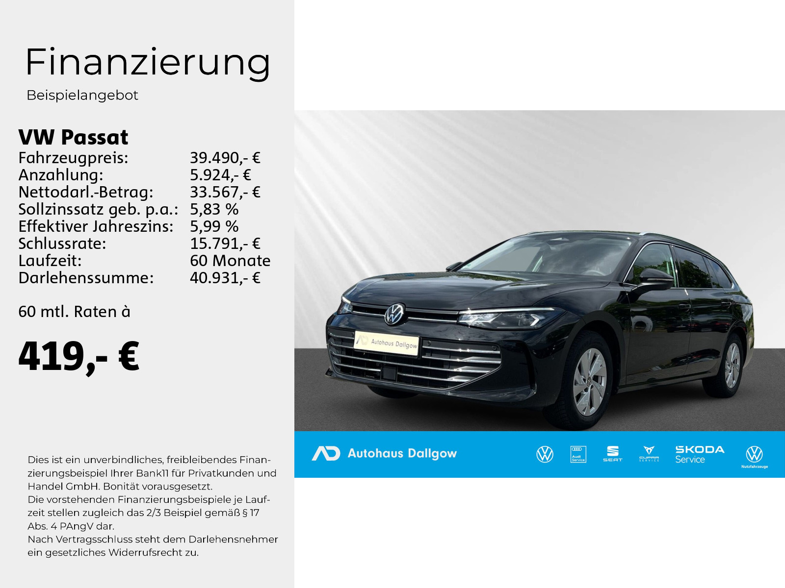 Passat Business 1,5 leTSI OPF (150 PS) Automatik