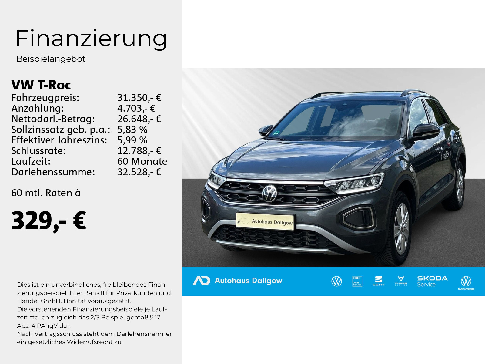 T-Roc GOAL 1.5 l TSI 150 PS*DSG LED+PDC+Navi+RFK+LED+WiRä