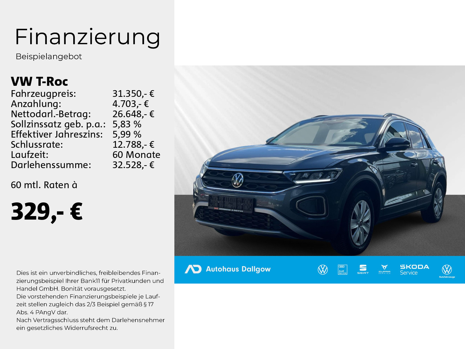 T-Roc GOAL 1.5 l TSI 150 PS*DSG LED+PDC+Navi+RFK