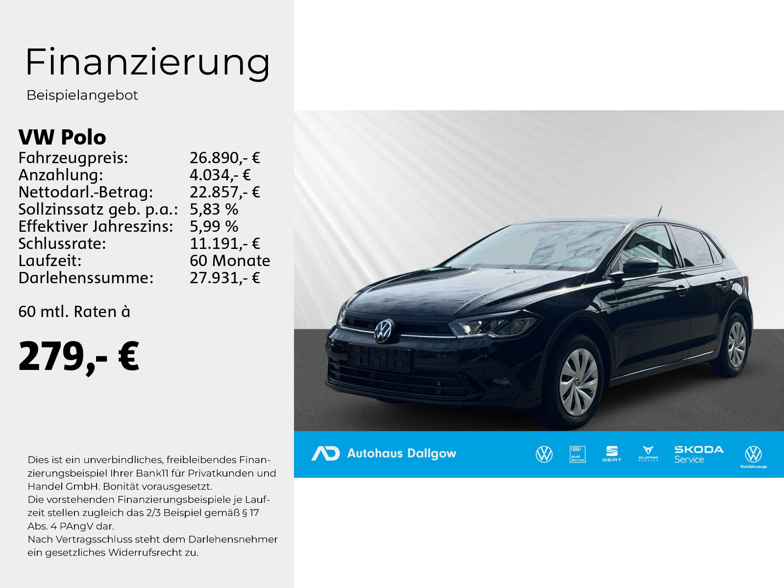 Polo Life 1,0 l TSI 116 PS DSG Autom.+PDC+ Klima