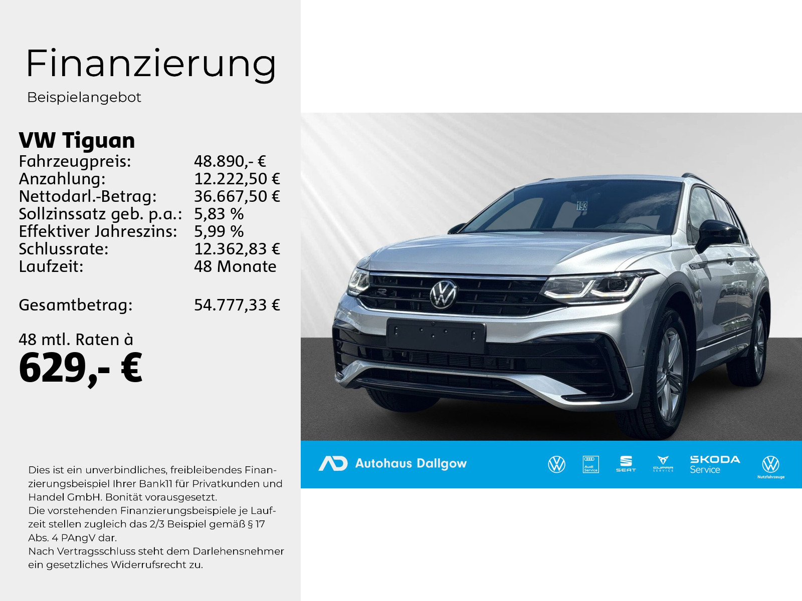 Tiguan R-Line 2,0 TSI 4MOTION 245PS DSG+LED+PDC+