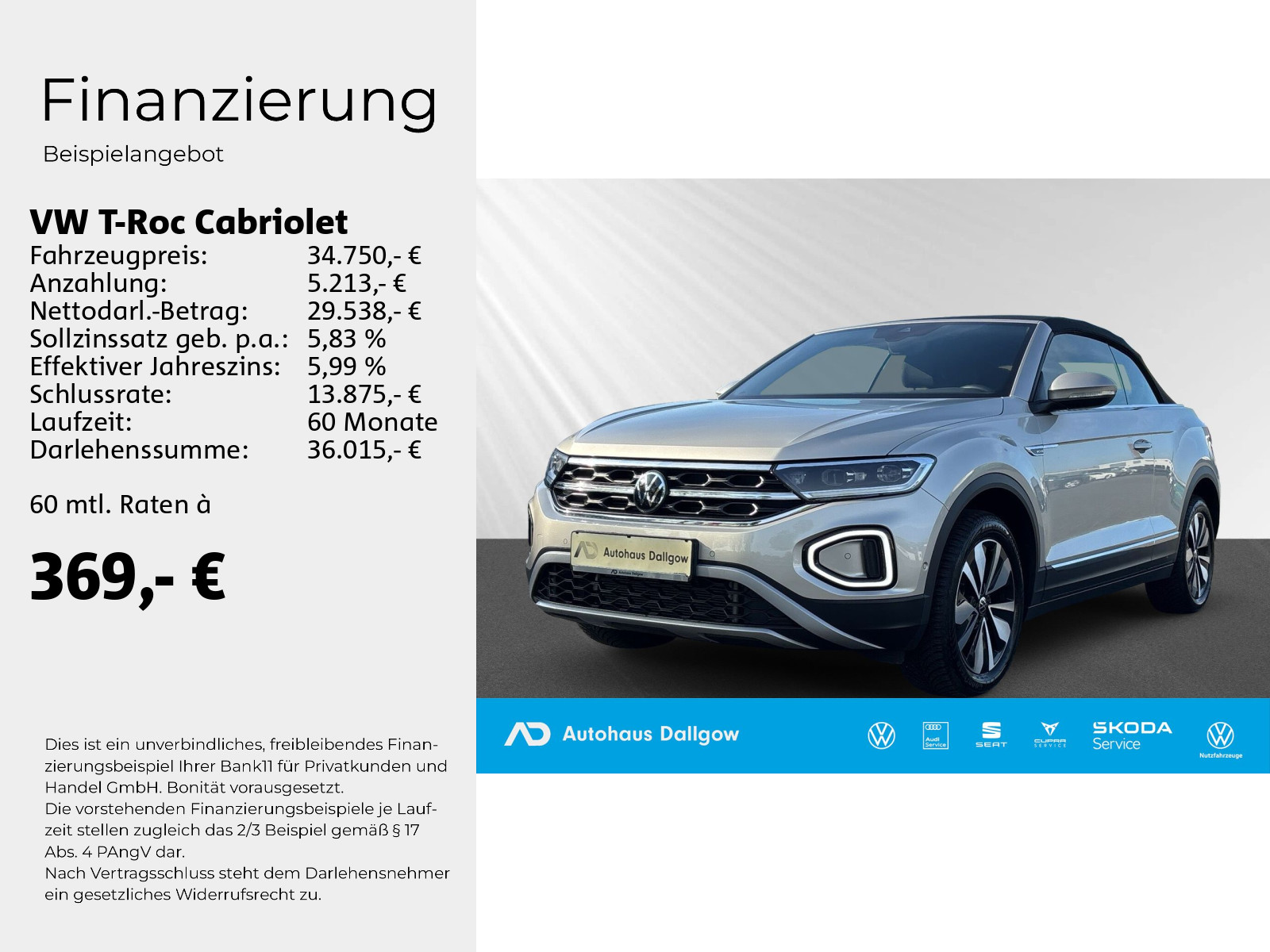 T-Roc Cabriolet Style 1.5 l TSI OPF 110