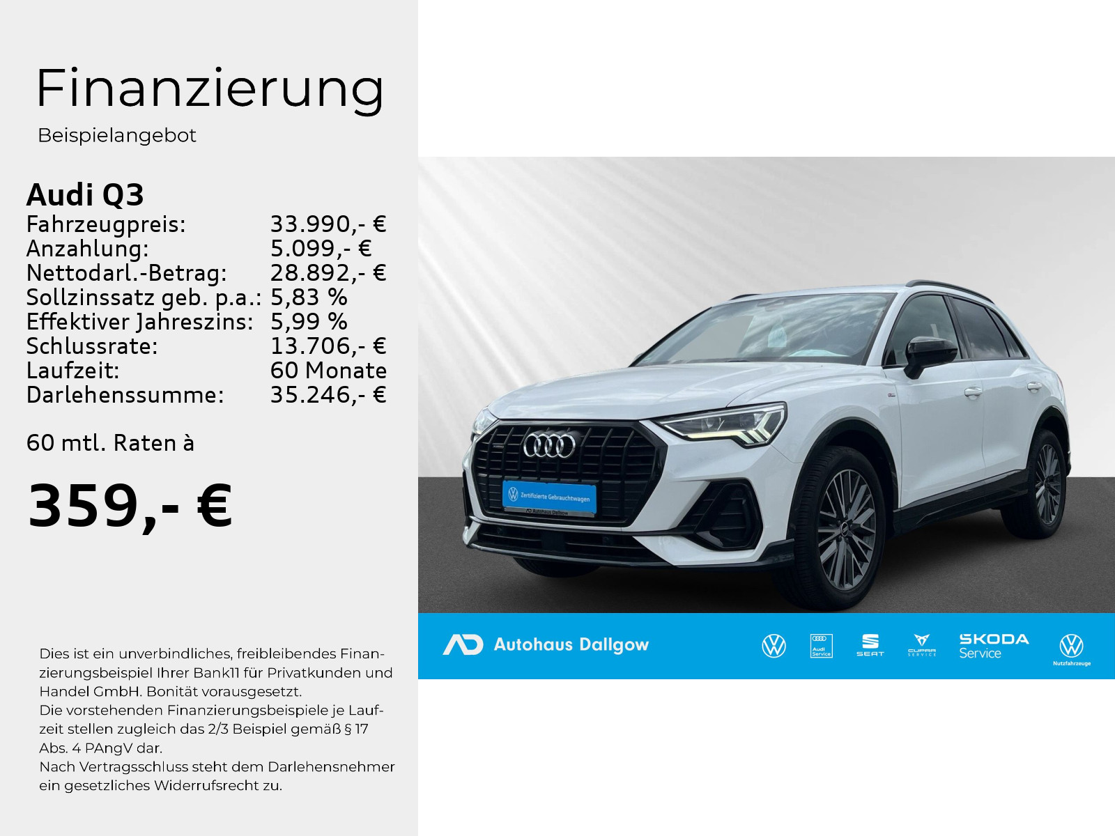 Q3 S line 35 TDI quattro