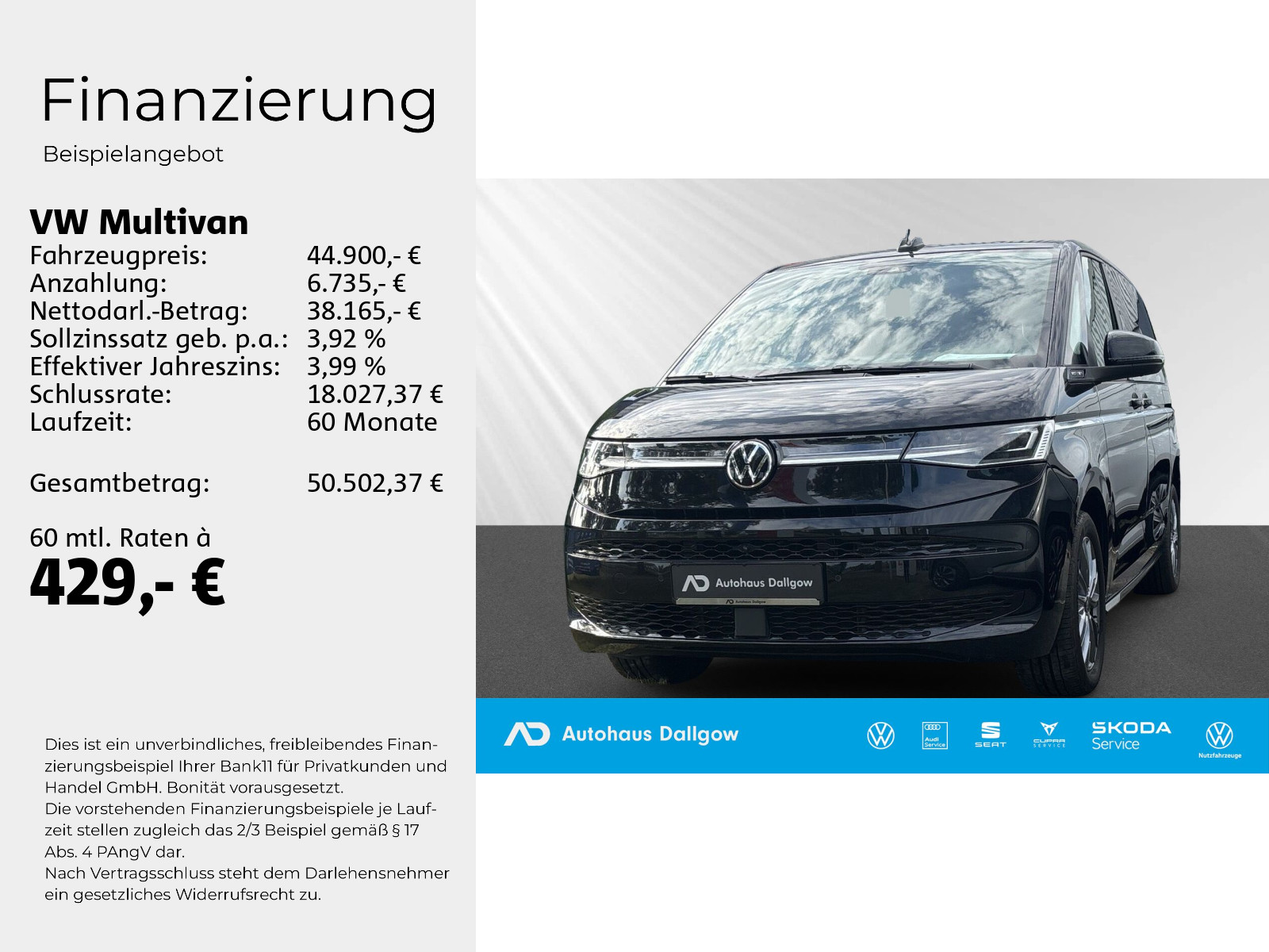 Multivan Style 2,0 l 150 kW TSI OPF 7-Gang-DSG Radst. 3124 mm kurzer Überhang