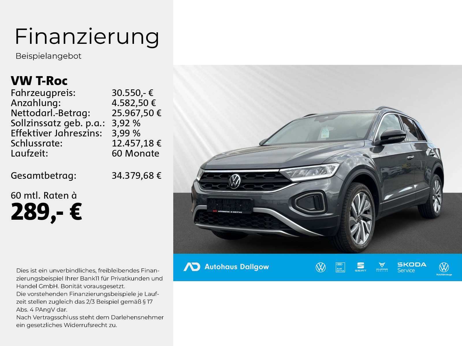 T-Roc GOAL 1.5 l TSI 150 PS*DSG LED+PDC+Navi+RFK