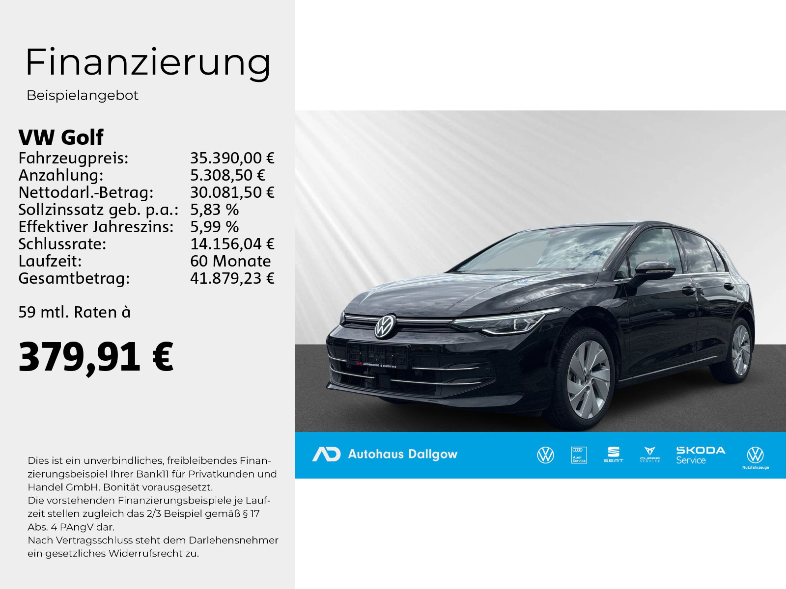 Golf VIII 1.5 eTSI Style Busin.Prem+Pano+LEDmatr