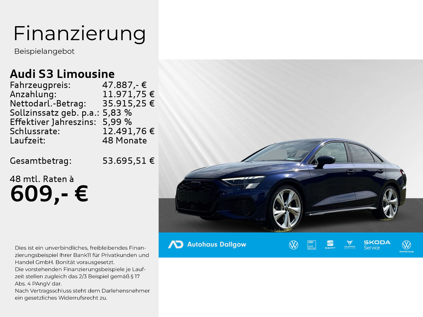 S3 Limousine TFSI 228(310) kW(PS) S tronic