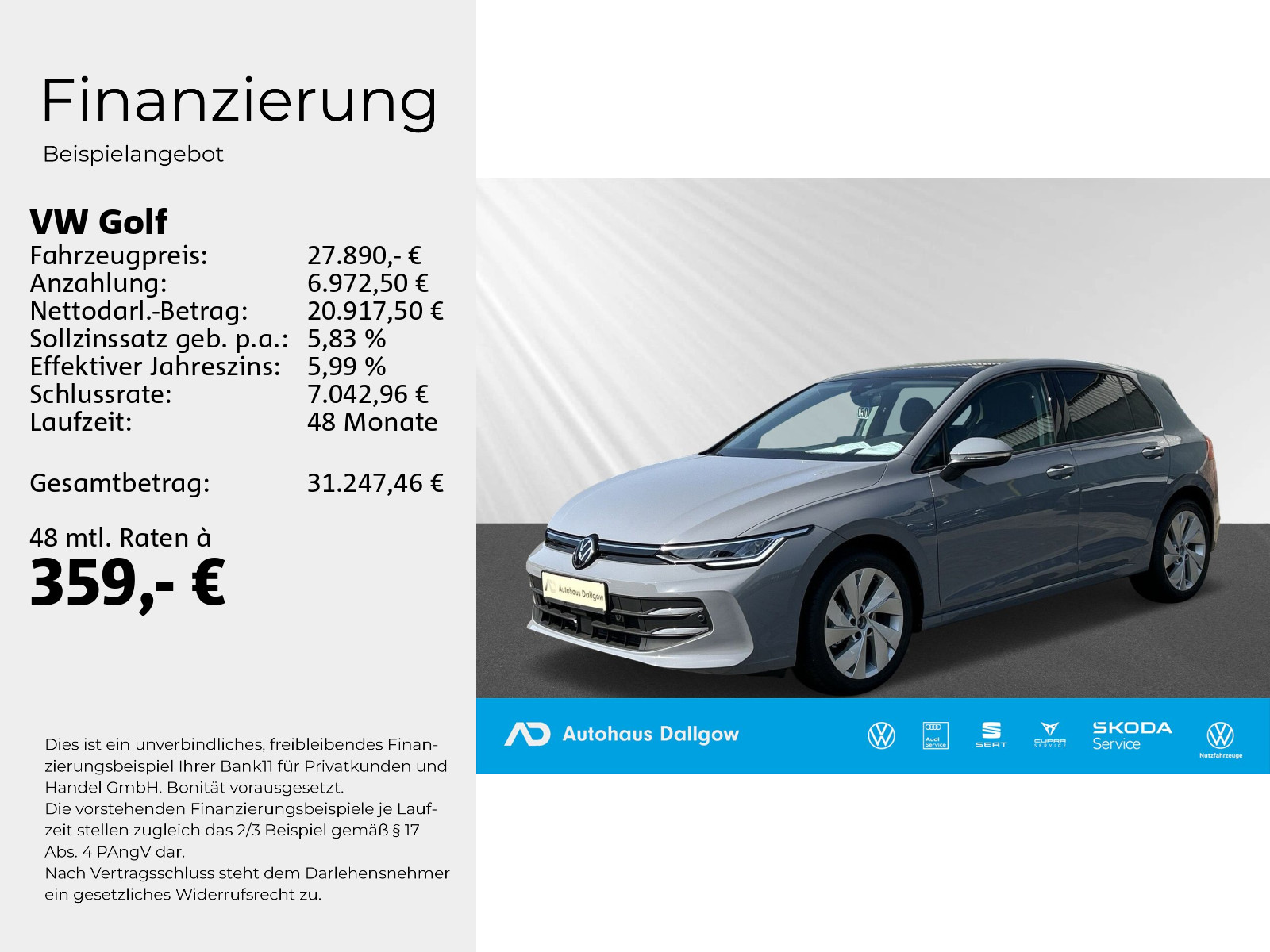 Golf Life 1,5 l TSI OPF 85 kW (116 PS) 6 -Gang