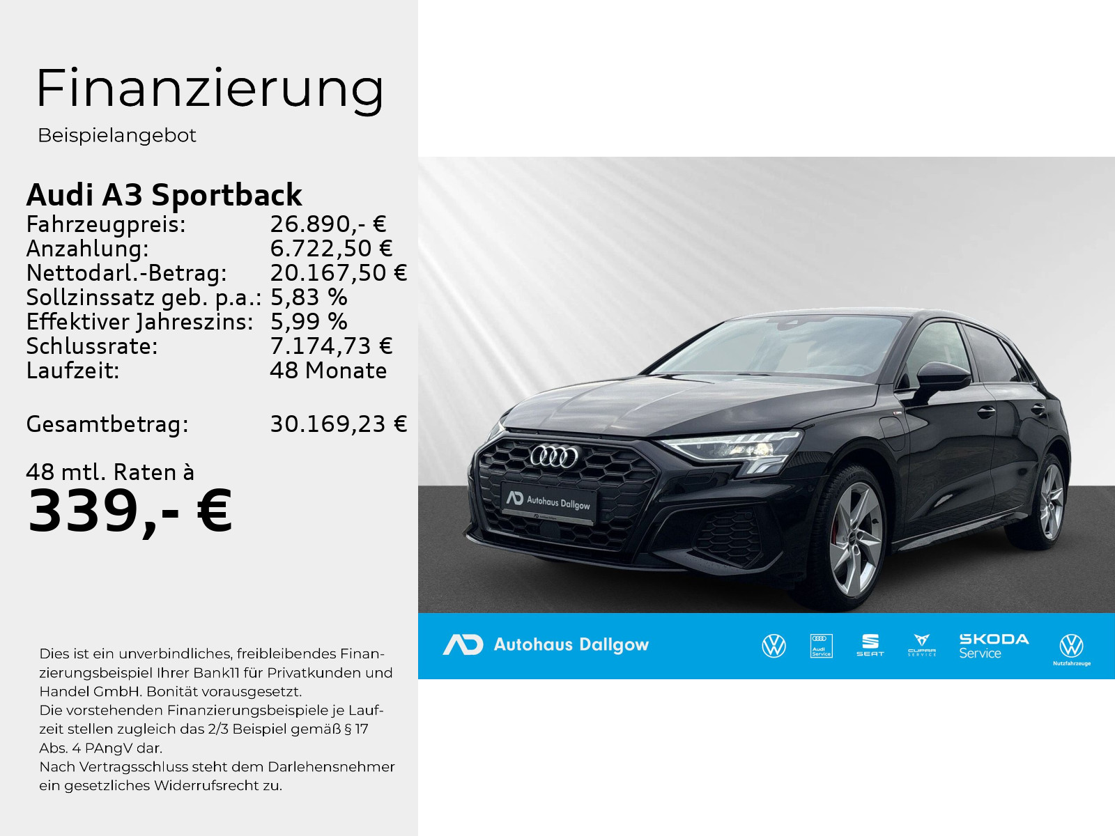 A3 Sportback TFSI e S line 45 e 180(245) kW(PS) S tronic