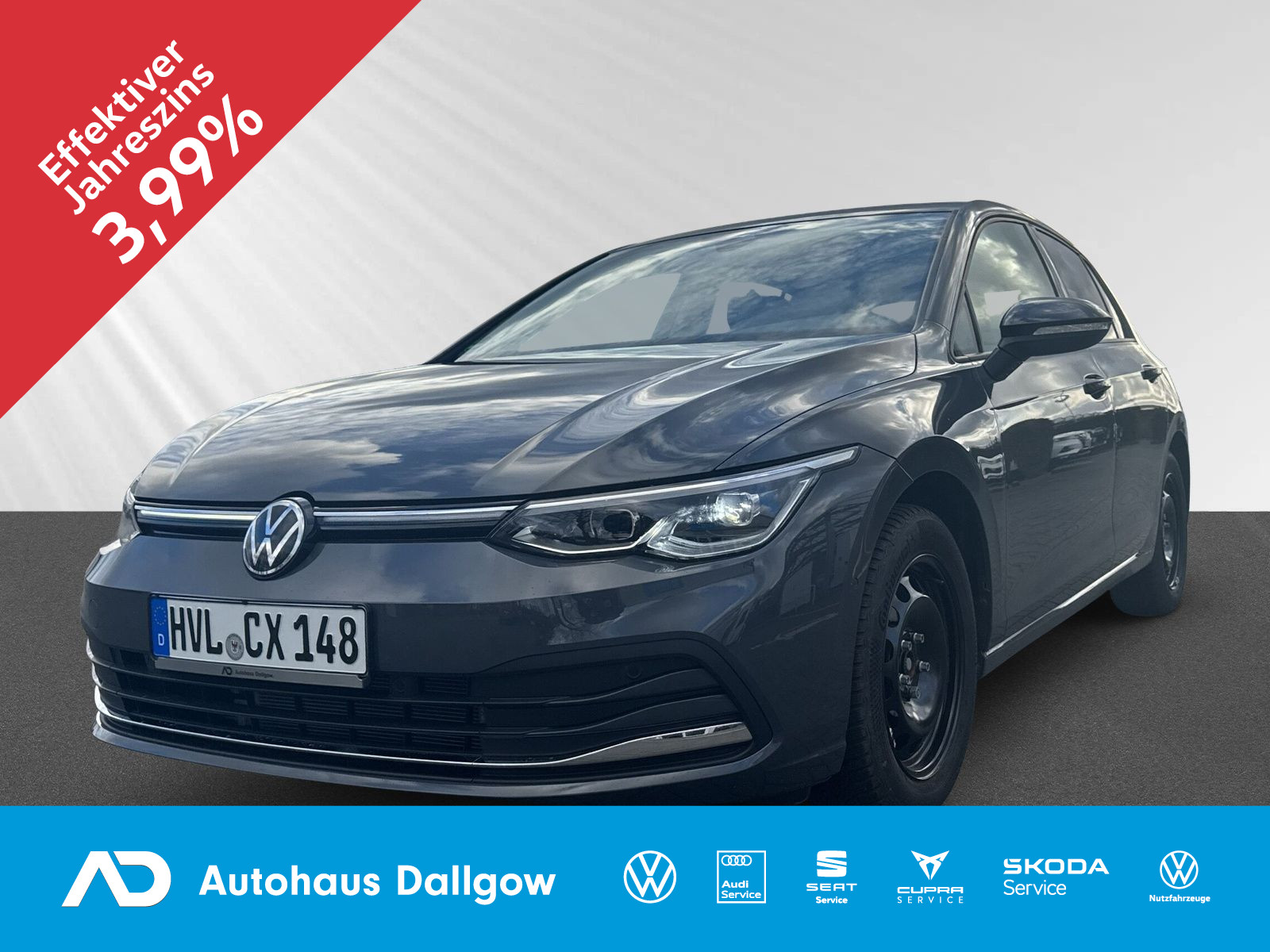 Golf VIII 1.5 eTSI Style Busin.Prem+Pano+LEDmatr