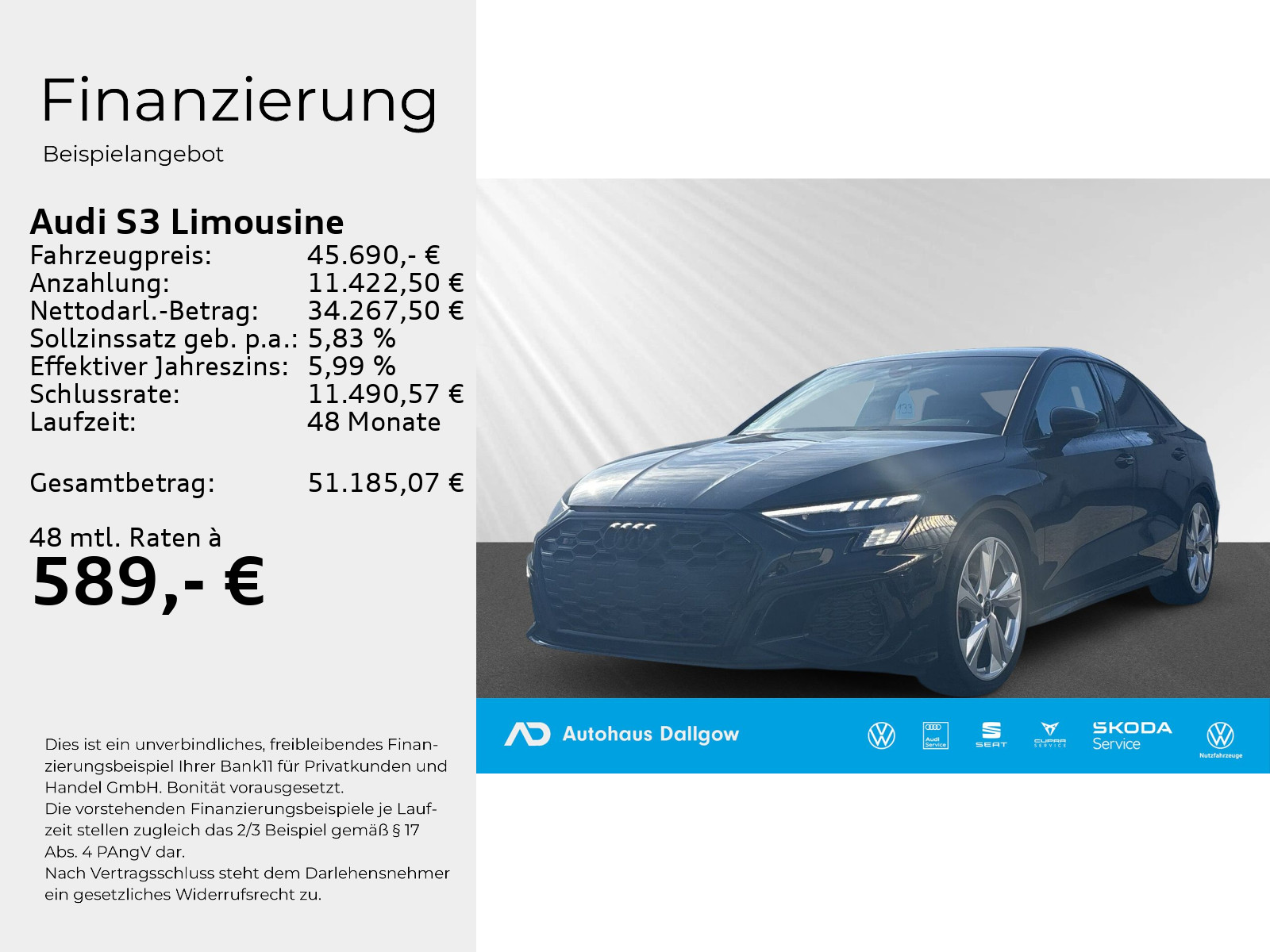 S3 Limousine TFSI 228(310) kW(PS) S tronic