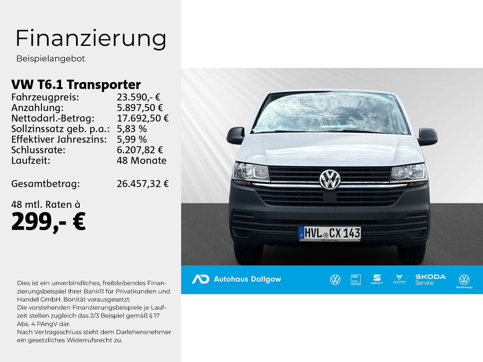 T6.1 Kasten kurzer Radstand