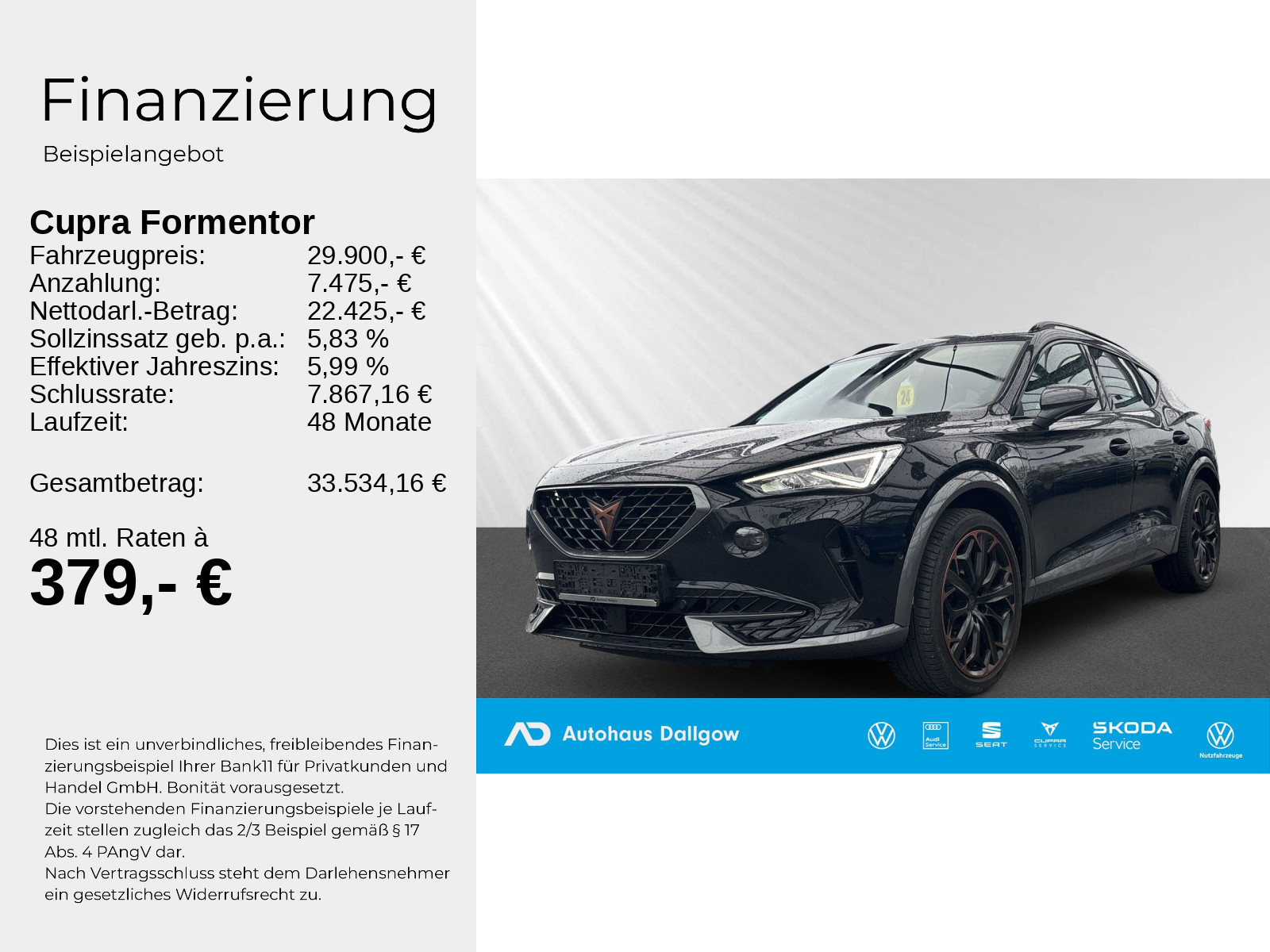Formentor VZ 245PS Sportfahrw. LED viele Systeme