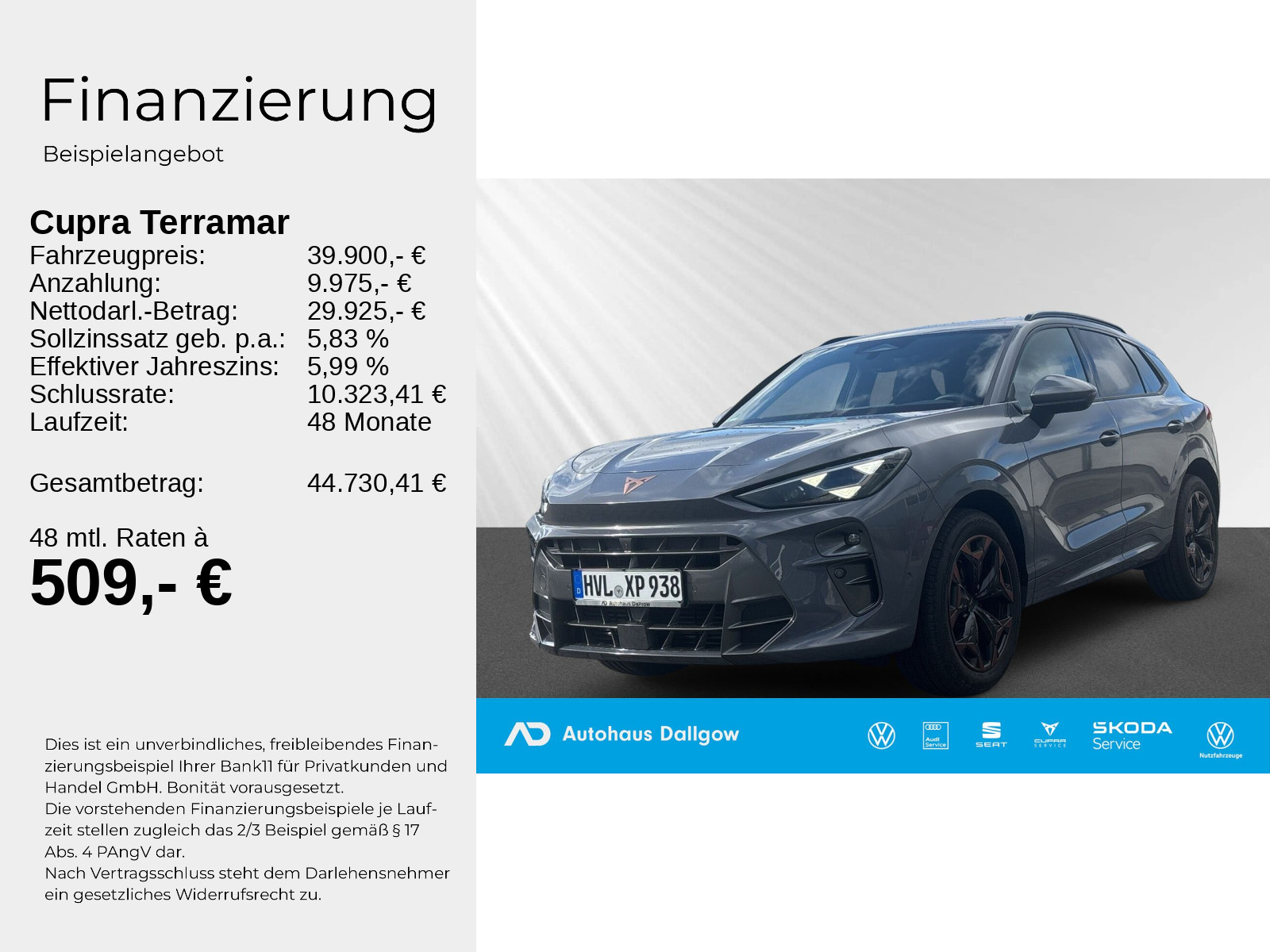 Terramar 1,5 eTSI 150PS UVP 53900 viele Extras*