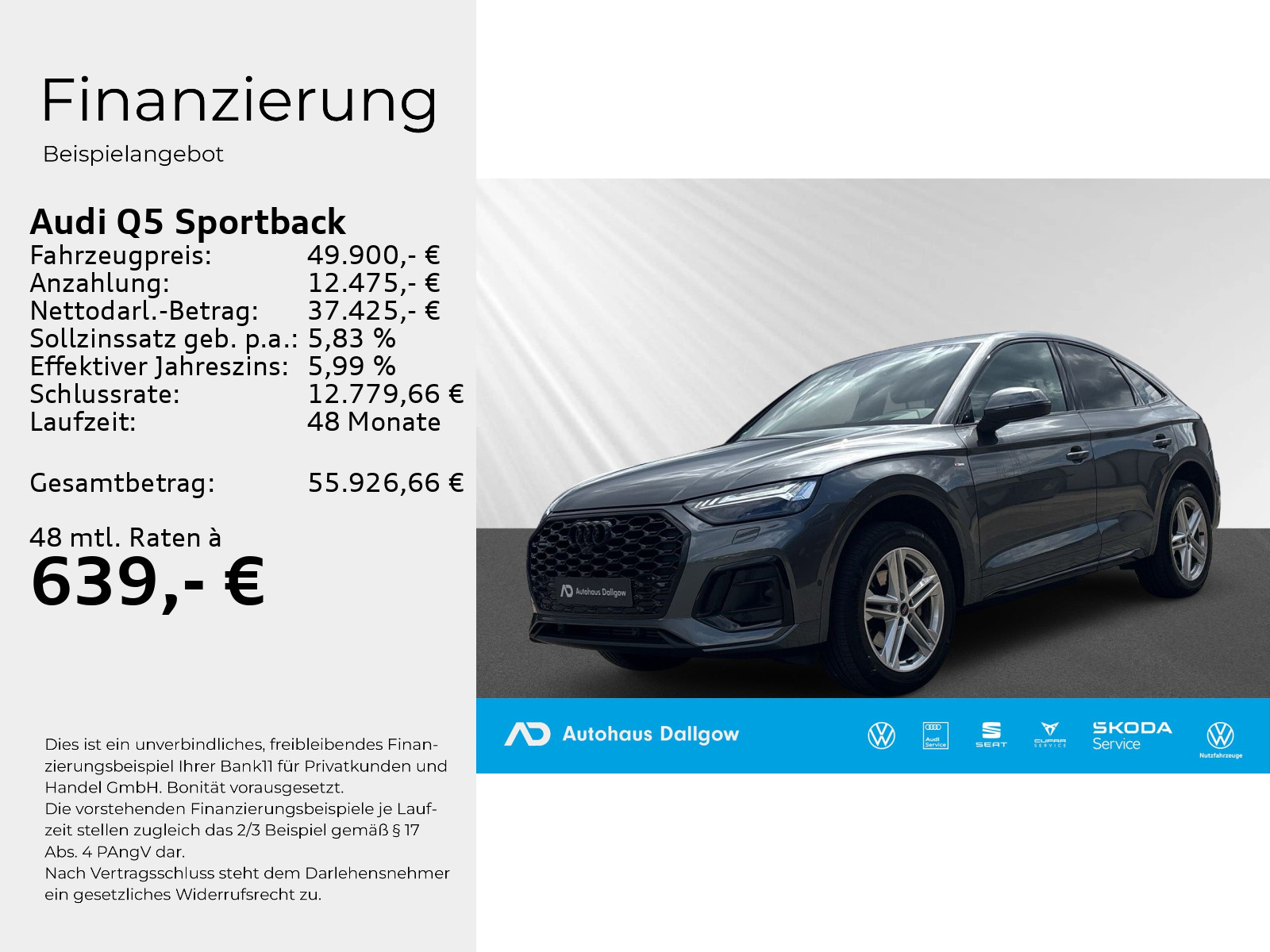 Q5 Sportback S line business 40 TFSI quattro 150(204) kW(PS) S tronic