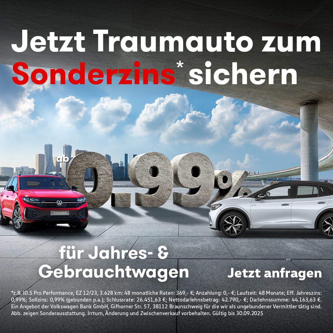 VW VVJ Sonderzinsaktion