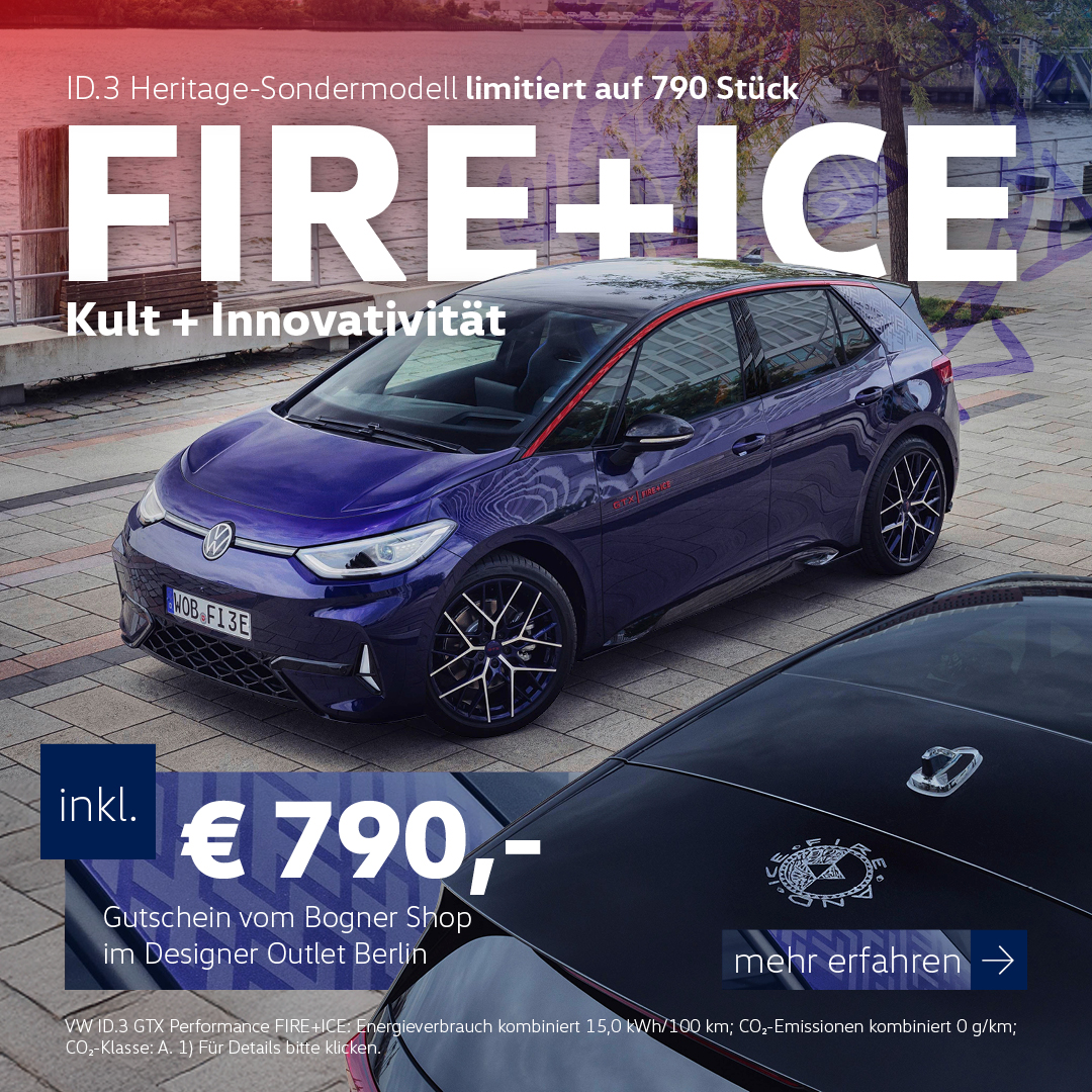 BEITRAG VW ID.3 GTX FIRE+ICE mit Bogner Gutschein