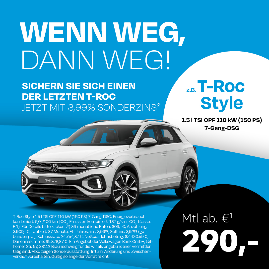 BEITRAG VW T-Roc Endspurt 09.25