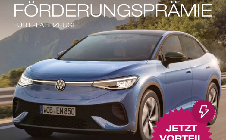  VW E-Fahrzeug Förderprämie