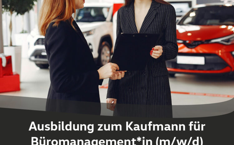  Ausbildung zum Kaufmann für Büromanagement (m/w/d)