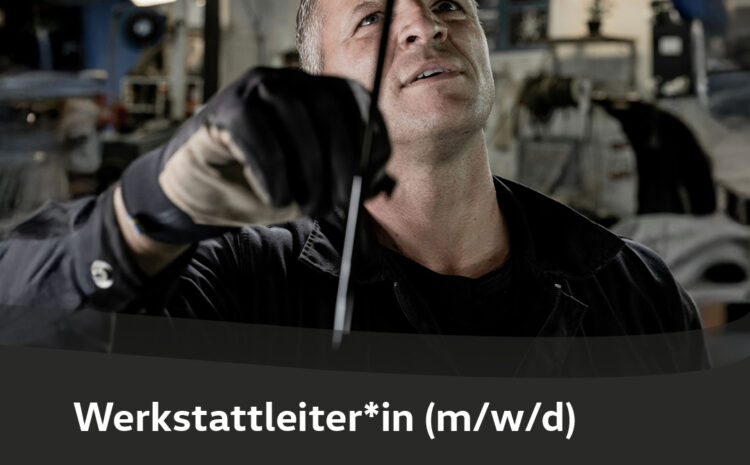  Werkstattleiter (m/w/d)