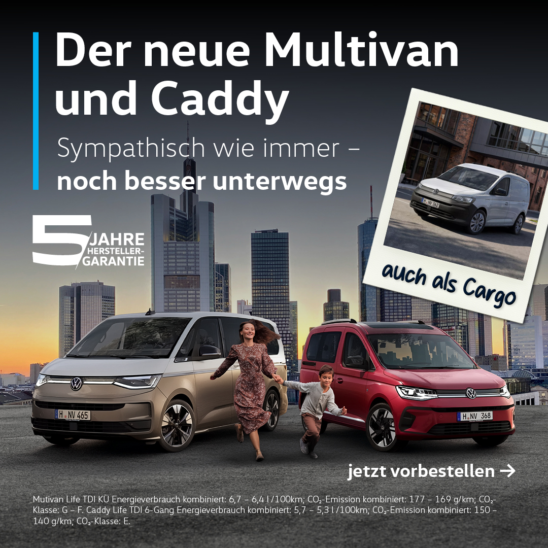 BB - Der neue VW Caddy und Multivan BB